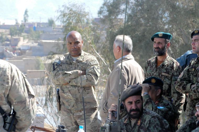 Afghan army trains to lead combat operations